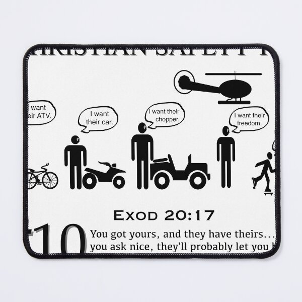 Item preview, Christian Safety Tip #10 : Exod 20:17 designed and sold by LoGoss-Official.