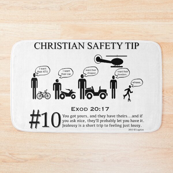 Item preview, Christian Safety Tip #10 : Exod 20:17 designed and sold by LoGoss-Official.