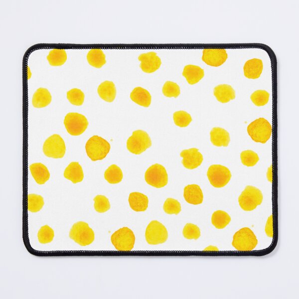Item preview, Dots in cadmium yellow watercolor designed and sold by AbbyLedGar.