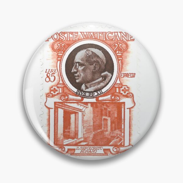 Item preview, Vatican Poste Vaticane Orange Vintage Postage Stamp designed and sold by red-amber65.
