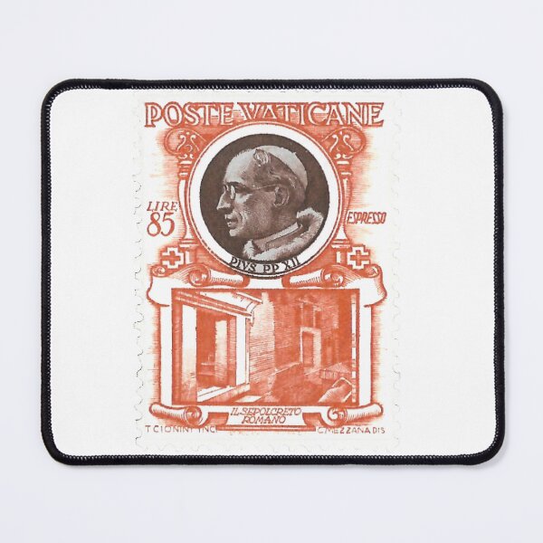 Item preview, Vatican Poste Vaticane Orange Vintage Postage Stamp designed and sold by red-amber65.