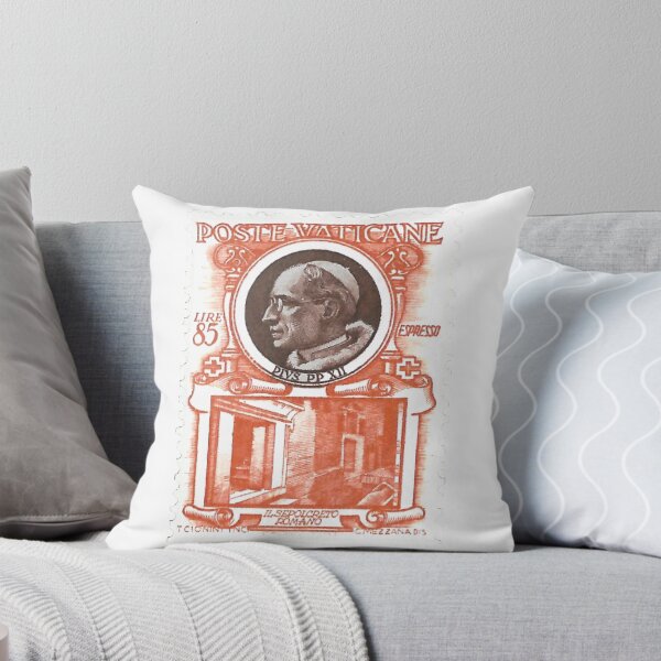 Item preview, Vatican Poste Vaticane Orange Vintage Postage Stamp designed and sold by red-amber65.