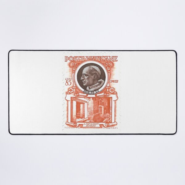Item preview, Vatican Poste Vaticane Orange Vintage Postage Stamp designed and sold by red-amber65.