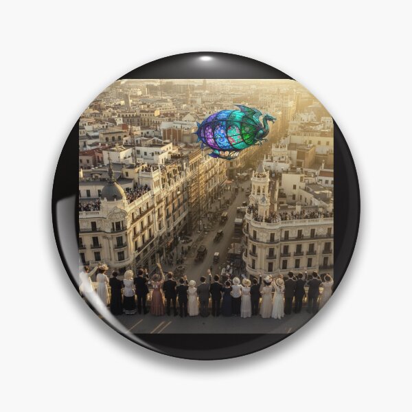 Item preview, Historic Art Nouveau Spain Madrid 1900’s Airship designed and sold by AppliedAtelier.