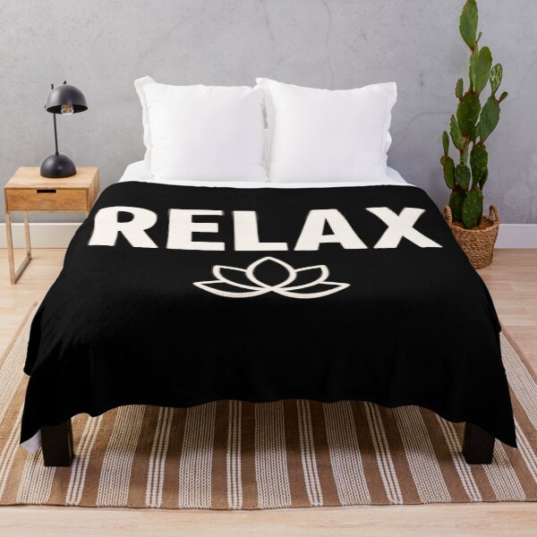 Item preview, Relax Minimalist Self-Care Lotus designed and sold by aymora.