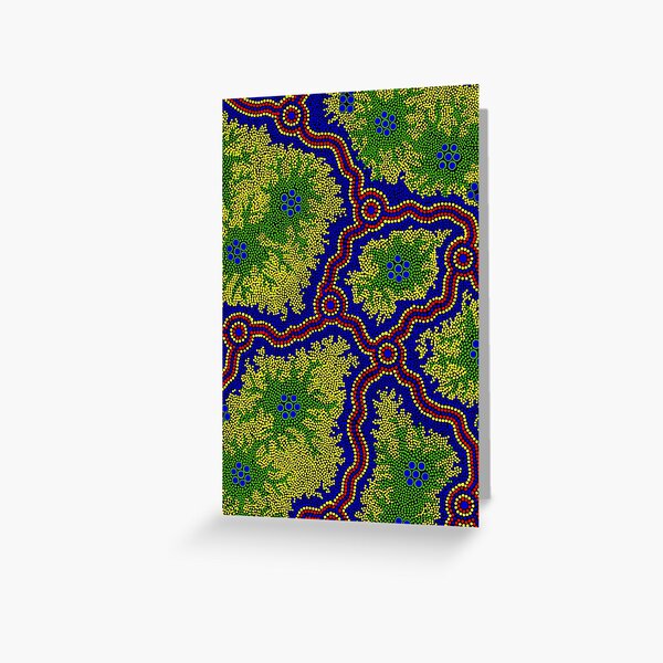 Item preview, Authentic Aboriginal Art - Grasslands designed and sold by HogarthArts.