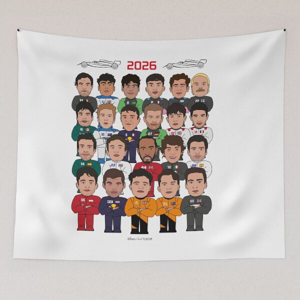 Item preview, Many Formula 1 2026 racing drivers items. Original and unique! designed and sold by Billers Art.
