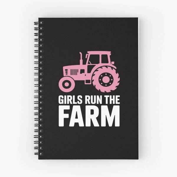 Item preview, Girls Run The Farm Pink Farm Tractor Girl Women designed and sold by Minoloinan.