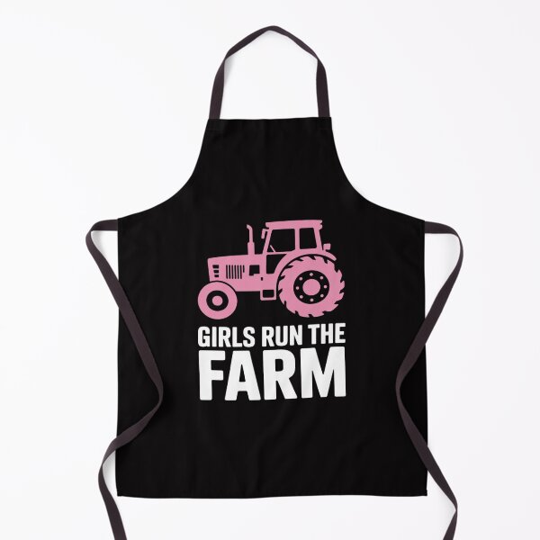 Item preview, Girls Run The Farm Pink Farm Tractor Girl Women designed and sold by Minoloinan.