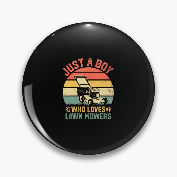 Item preview, Just A Boy Who Loves Lawn Mowers designed and sold by GeorgeneCharlo.