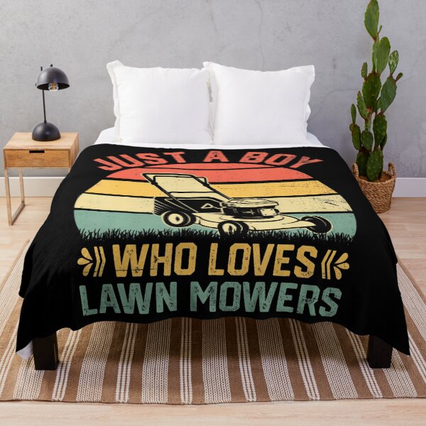 Item preview, Just A Boy Who Loves Lawn Mowers designed and sold by GeorgeneCharlo.