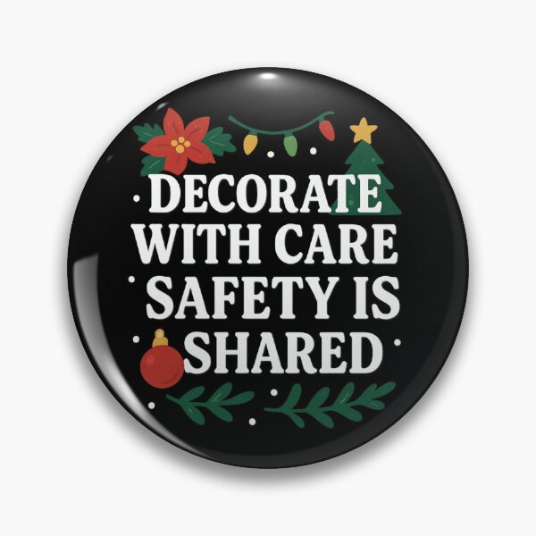 Item preview, Christmas Safety Starts With You – Decorate With Care Artwork designed and sold by Badegi Tradings.