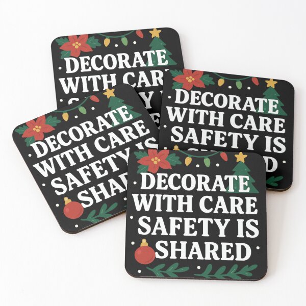 Item preview, Christmas Safety Starts With You – Decorate With Care Artwork designed and sold by Badegi Tradings.
