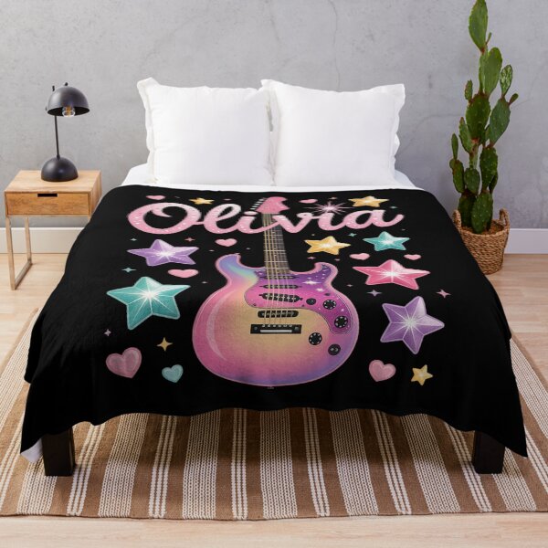 Item preview,  Girl Olivia First Name Personalized Groovy 80's 90's designed and sold by HollyBellArtSte.
