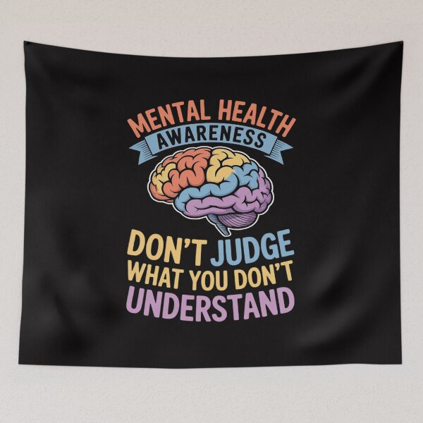Item preview, DONT JUDGE - MENTAL HEALTH AWARENESS MONTH MAY 2025 designed and sold by Minoloinan.
