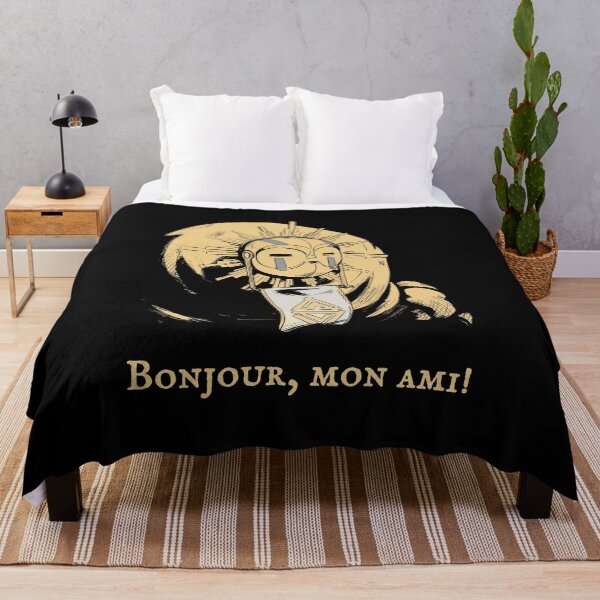 Item preview, Esquie Clair Obscur Expedition 33 Bonjour Mon Ami Vintage 90s Fan Art designed and sold by MichaelBurnLove.