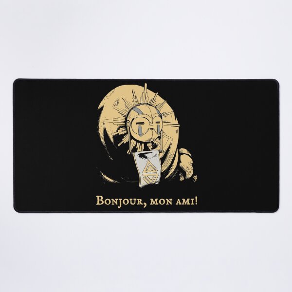 Item preview, Esquie Clair Obscur Expedition 33 Bonjour Mon Ami Vintage 90s Fan Art designed and sold by MichaelBurnLove.