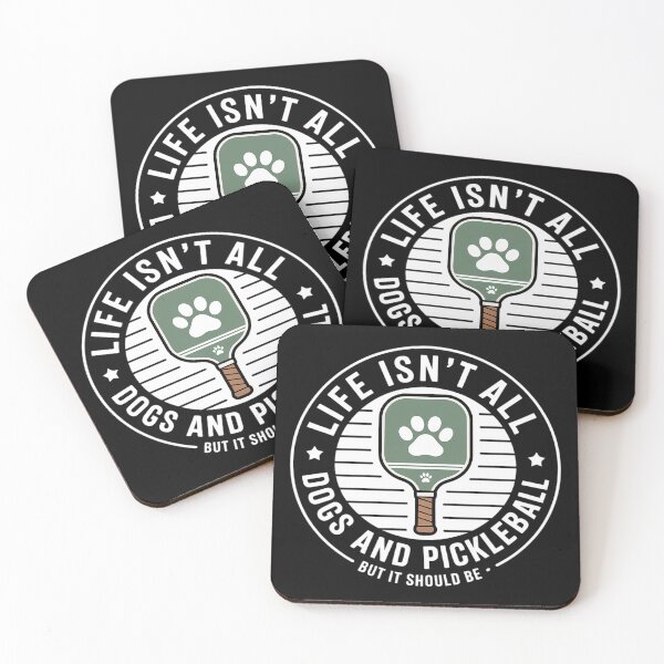 Item preview, Life Isn't All Dogs And Pickleball Pickle Ball designed and sold by HardcoreTour.