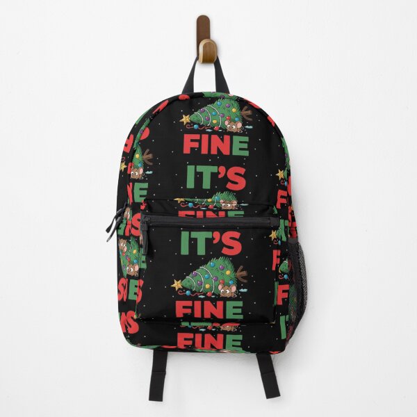 Item preview, It’s Fine Funny Christmas Tree Disaster designed and sold by graphicnew.