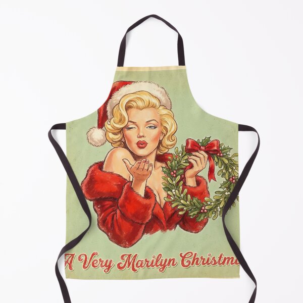 Item preview, A Very Marilyn Christmas - Vintage Pin-Up Holiday Art designed and sold by Hen-C-Art.
