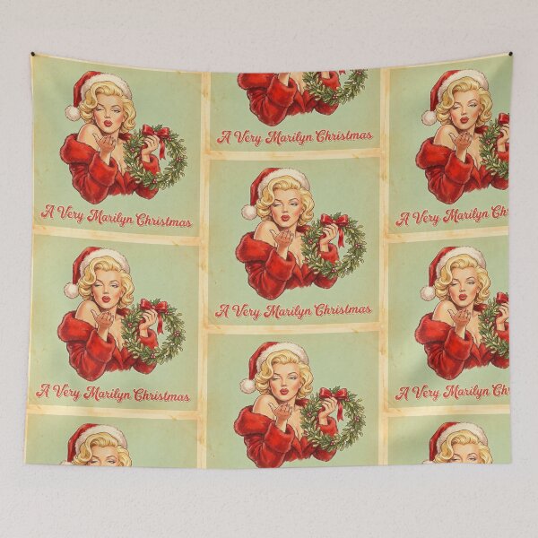 Item preview, A Very Marilyn Christmas - Vintage Pin-Up Holiday Art designed and sold by Hen-C-Art.