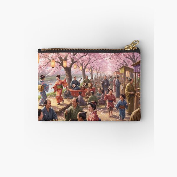 Item preview, Edo Spring Festival – Cherry Blossom Street Market Art designed and sold by Mori-no-Akari.