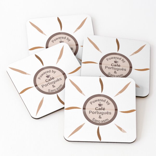 Item preview, “Powered by Café Português and Sarcasm Design” designed and sold by vivaportugalstore.