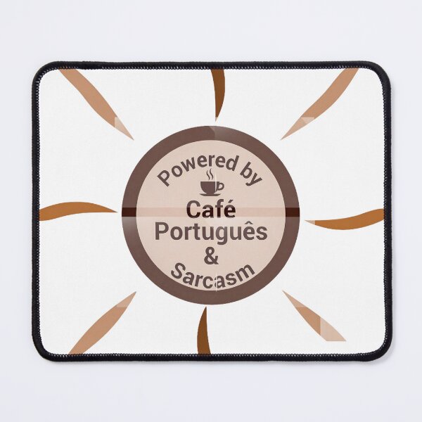 Item preview, “Powered by Café Português and Sarcasm Design” designed and sold by vivaportugalstore.