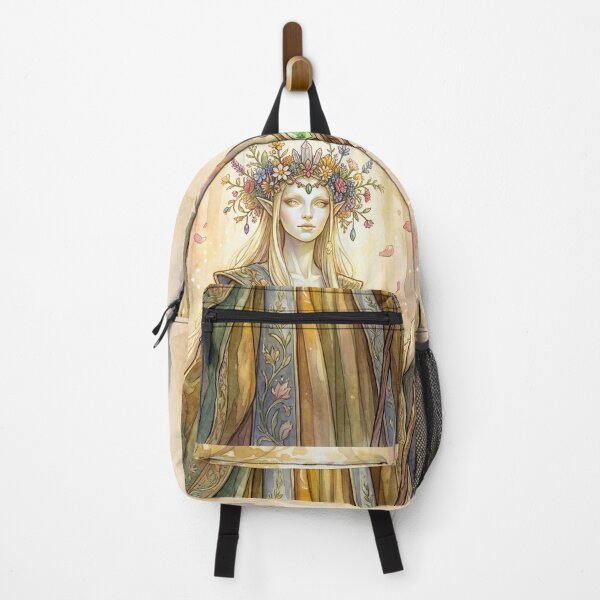 Item preview, Regal Fae creature of folklore watercolor artwork illustration designed and sold by Vintage Designs +.