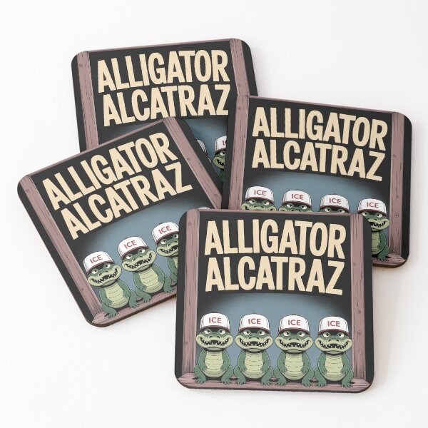Item preview, Funny Meme Florida Alligator Alcatraz Ice Trump 2025  designed and sold by KotexTemu.