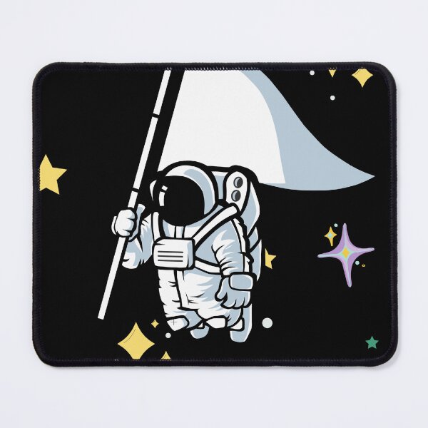 Item preview, Cute Astronaut Holding Flag – Space Explorer Cartoon Illustration designed and sold by ConfuseLab Shop.
