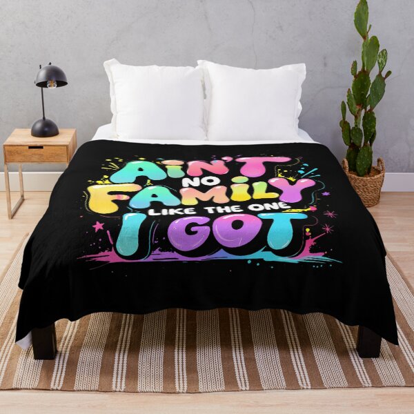 Item preview, Ain't No Family Like The One I Got Retro Quote designed and sold by LeanneCarolina.