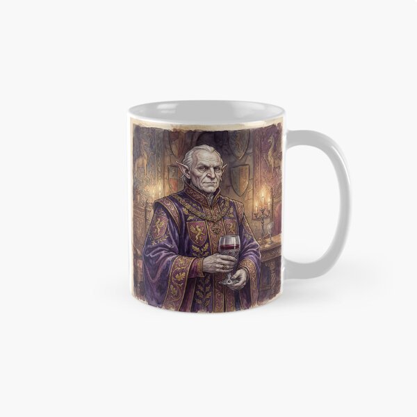 Item preview, Noble Hobgoblin creature of folklore watercolor artwork illustration designed and sold by Vintage Designs +.