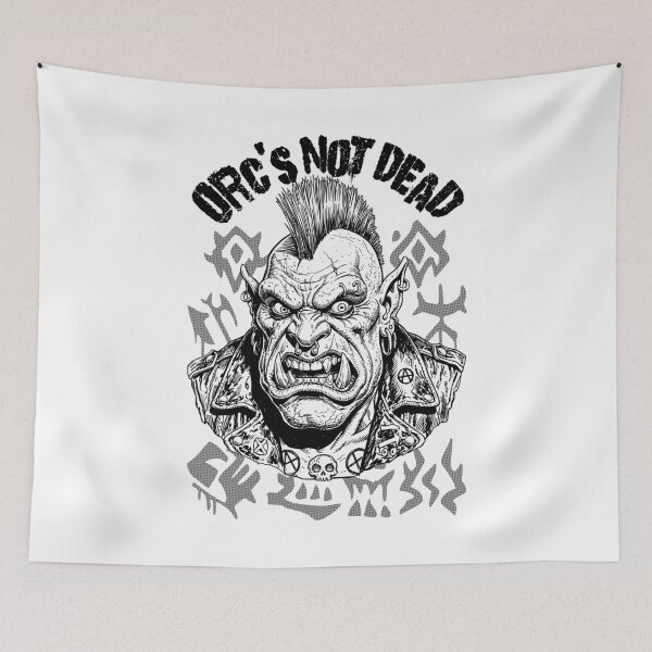 Item preview, Funny Orc Punk Fantasy Gaming RPG Orcs Mini Painter Gamer designed and sold by GrandeDuc.