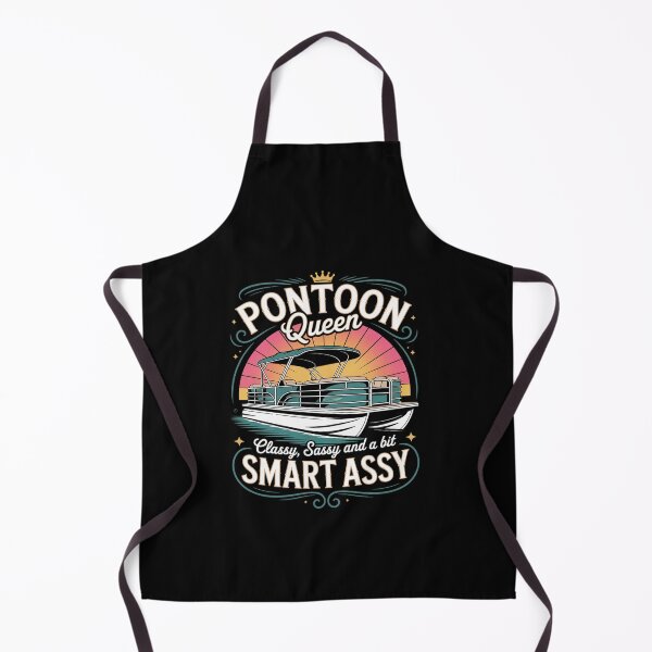 Item preview, Pontoon Queen Women Pontoon Boat Captain Boating  designed and sold by FortuneFull.