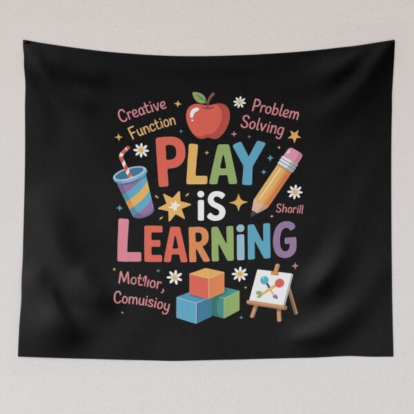 Item preview, Play is Learning Educational Teacher Women designed and sold by HollyBellArtSte.