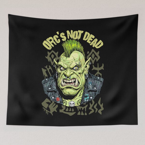 Item preview, Funny Orc Punk Fantasy Gaming RPG Orcs Mini Painter Gamer designed and sold by GrandeDuc.