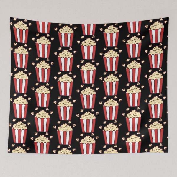 Item preview, Popcorn Logo, Movie Night, National Popcorn Day designed and sold by GoldenSunsetBloom.