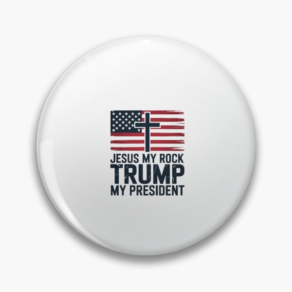 Item preview, Patriotic Jesus My Rock Trump My President For Military USA Long designed and sold by visionnen.