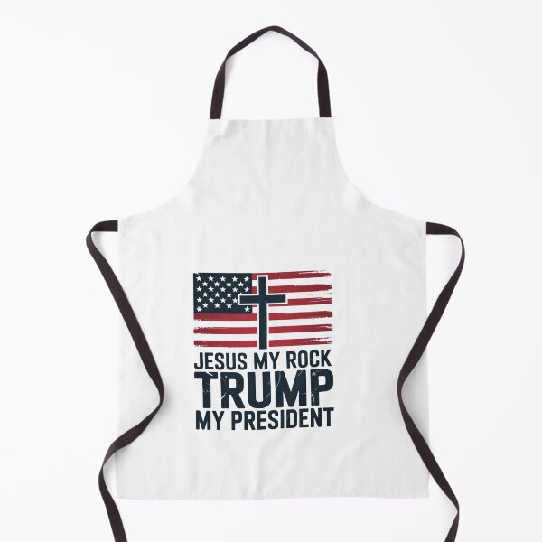 Item preview, Patriotic Jesus My Rock Trump My President For Military USA Long designed and sold by visionnen.