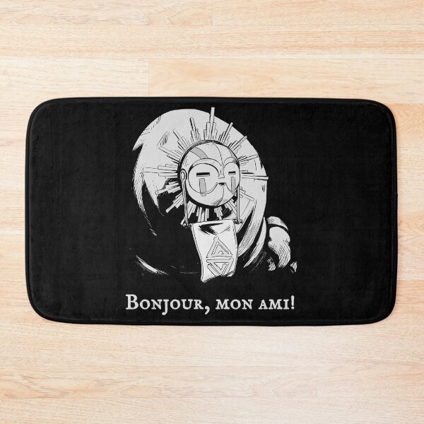 Item preview, Esquie Clair Obscur Expedition 33 Bonjour Mon Ami Vintage 90s Fan Art designed and sold by MichaelBurnLove.