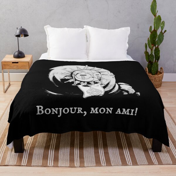 Item preview, Esquie Clair Obscur Expedition 33 Bonjour Mon Ami Vintage 90s Fan Art designed and sold by MichaelBurnLove.