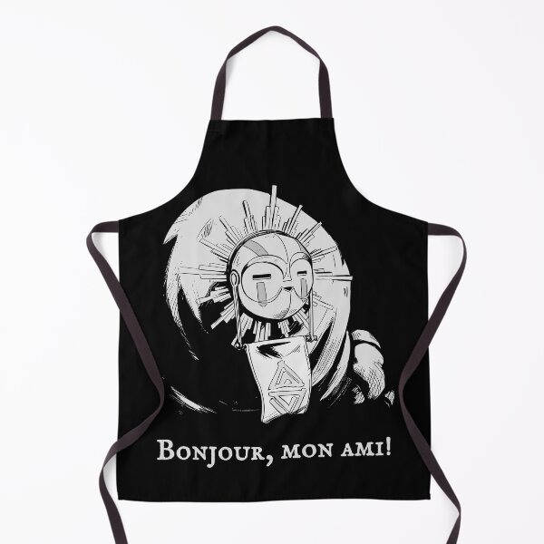 Item preview, Esquie Clair Obscur Expedition 33 Bonjour Mon Ami Vintage 90s Fan Art designed and sold by MichaelBurnLove.