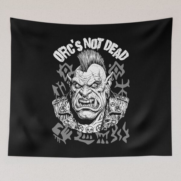 Item preview, Funny Orc Punk Fantasy Gaming RPG Orcs Mini Painter Gamer designed and sold by GrandeDuc.