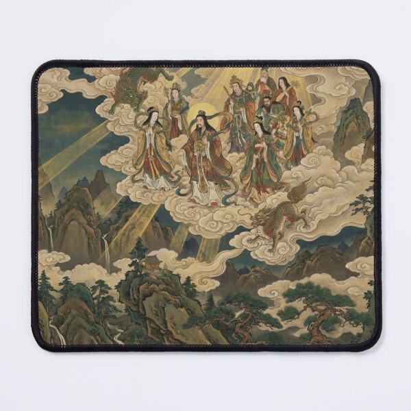 Item preview, Heavenly Descent of the Immortals – Japanese Mythology Mountain Art designed and sold by Mori-no-Akari.