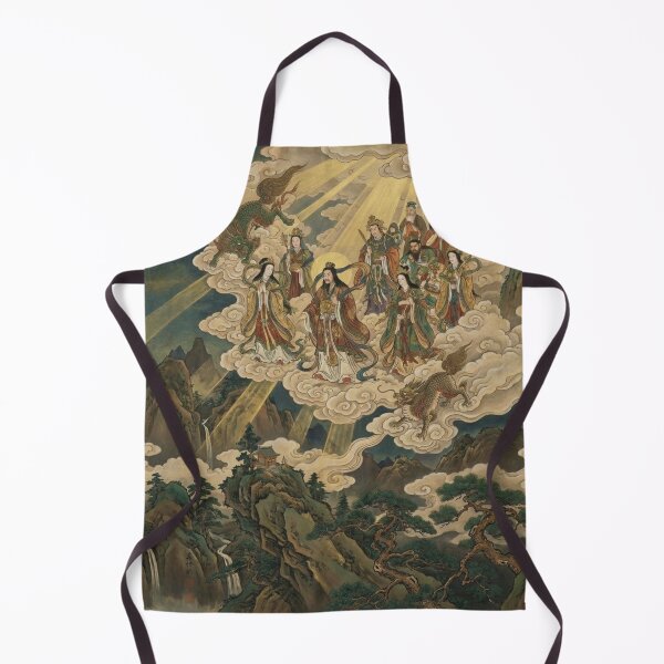 Item preview, Heavenly Descent of the Immortals – Japanese Mythology Mountain Art designed and sold by Mori-no-Akari.