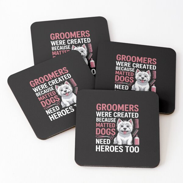 Item preview, Matted Dogs Need Heroes Too Dog Groomer Men Women designed and sold by Minoloinan.