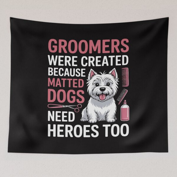 Item preview, Matted Dogs Need Heroes Too Dog Groomer Men Women designed and sold by Minoloinan.