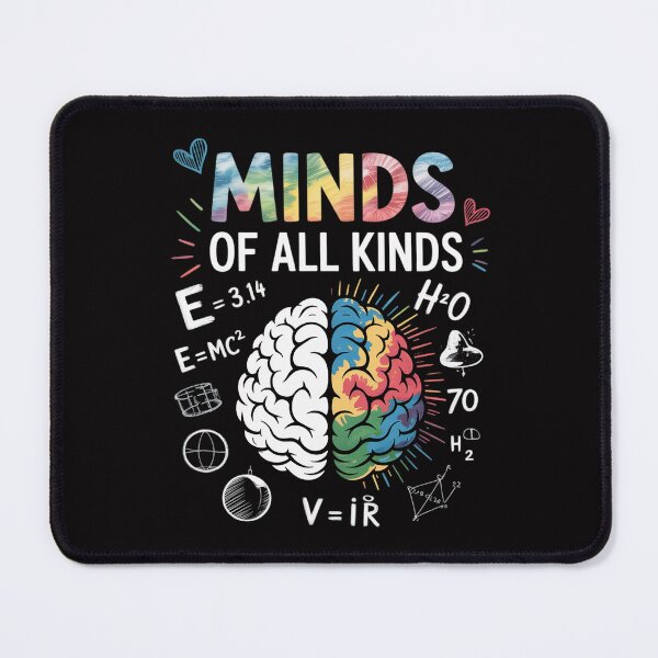 Item preview, Minds of all kinds Neurodiversity Autism Awareness ADHD ASD designed and sold by Minoloinan.