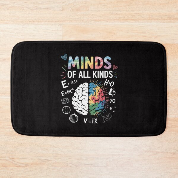 Item preview, Minds of all kinds Neurodiversity Autism Awareness ADHD ASD designed and sold by Minoloinan.
